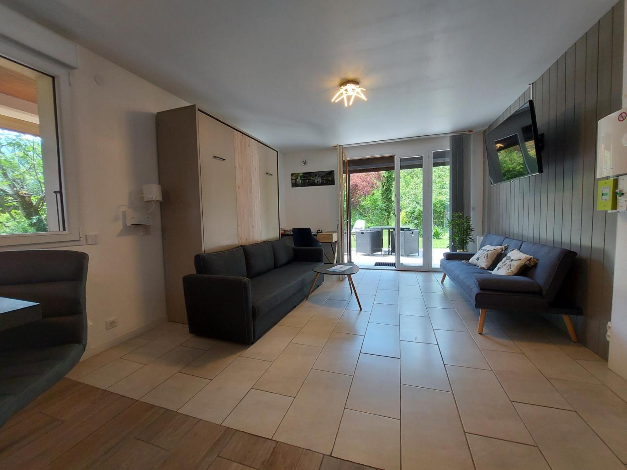 Rare, Cosy Studio Terrasse Au Coeur De St-Jorioz Сен-Жорьо Экстерьер фото